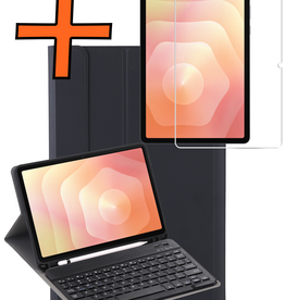 Nomfy Nomfy Samsung Galaxy Tab S11 Toetsenbordhoes Met Screenprotector - Zwart