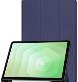 BASEY. BASEY. Samsung Galaxy Tab S11 Hoesje Met Uitsparing S Pen - Donkerblauw