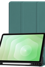 BASEY. BASEY. Samsung Galaxy Tab S11 Hoesje Met Uitsparing S Pen - Donkergroen