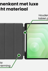 BASEY. BASEY. Samsung Galaxy Tab S11 Hoesje Met Uitsparing S Pen - Donkergroen