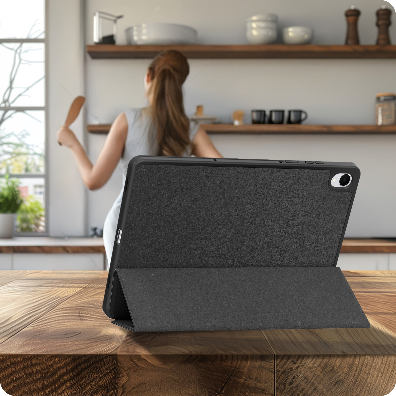 BASEY. BASEY. Samsung Galaxy Tab S11 Hoesje Met Uitsparing S Pen - Zwart