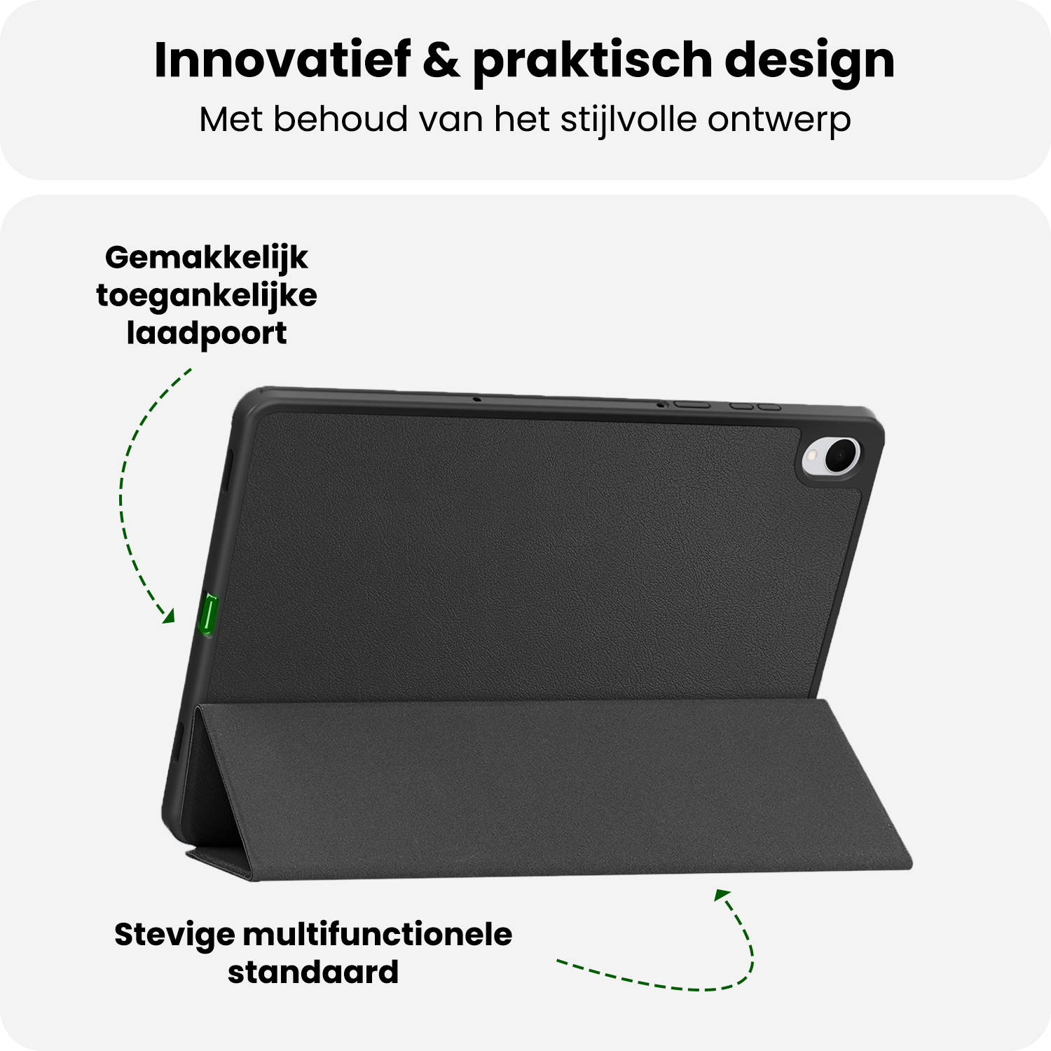 BASEY. BASEY. Samsung Galaxy Tab S11 Hoesje Met Uitsparing S Pen - Zwart