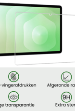 BASEY. BASEY. Samsung Galaxy Tab S11 Hoesje Met Uitsparing S Pen Met Screenprotector - Zwart