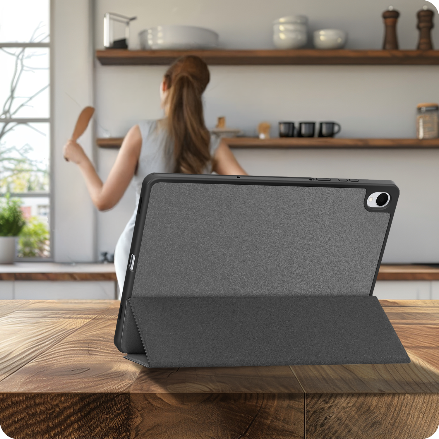 NoXx NoXx Samsung Galaxy Tab S11 Hoesje Met Uitsparing S Pen - Grijs