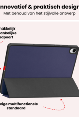 NoXx NoXx Samsung Galaxy Tab S11 Hoesje Met Uitsparing S Pen Met Screenprotector - Donkerblauw