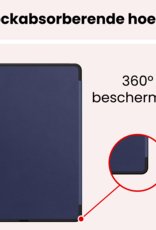 NoXx NoXx Samsung Galaxy Tab S11 Hoesje Met Uitsparing S Pen Met Screenprotector - Donkerblauw