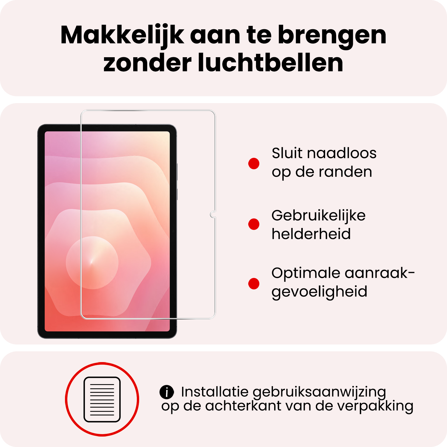 NoXx NoXx Samsung Galaxy Tab S11 Hoesje Met Uitsparing S Pen Met Screenprotector - Grijs