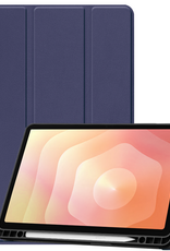 Nomfy Nomfy Samsung Galaxy Tab S11 Hoesje Met Uitsparing S Pen - Donkerblauw