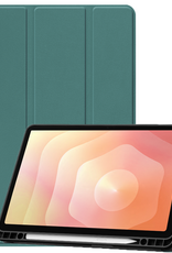 Nomfy Nomfy Samsung Galaxy Tab S11 Hoesje Met Uitsparing S Pen - Donkergroen