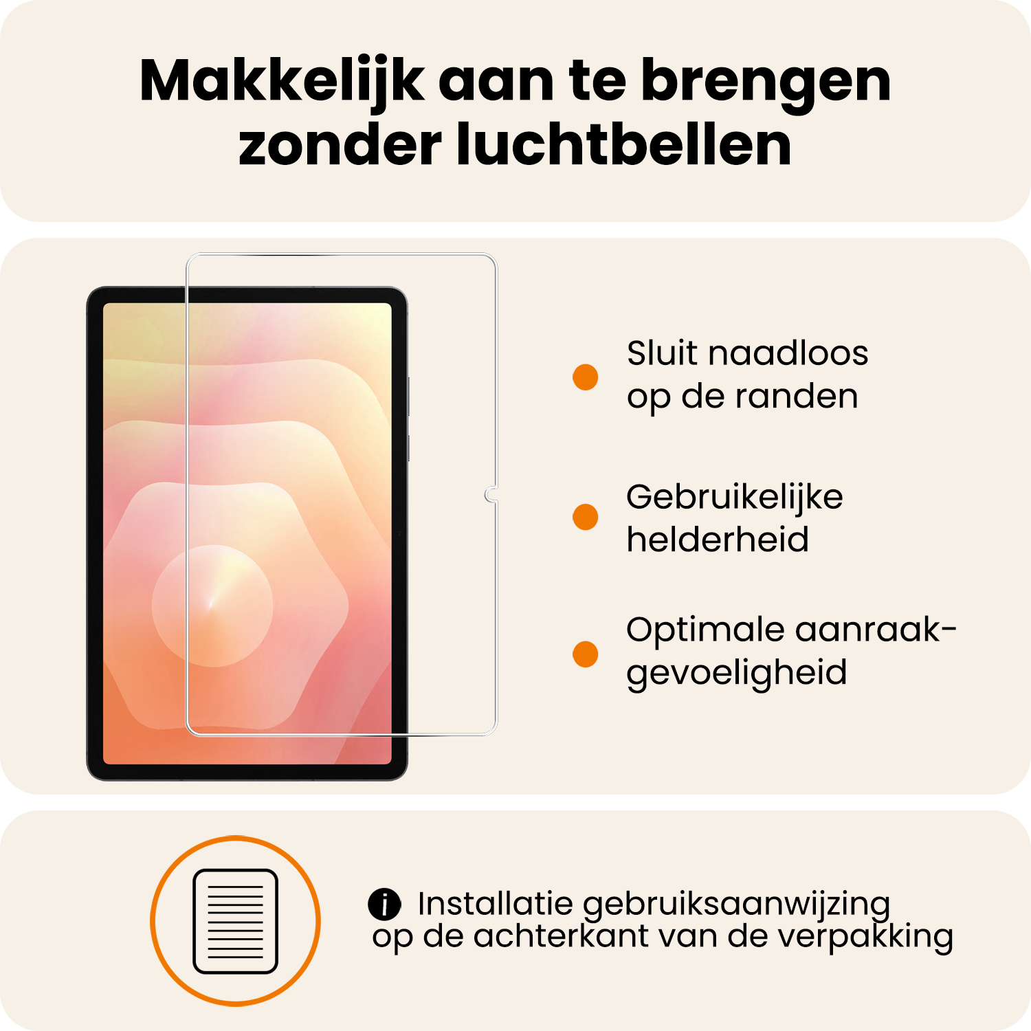 Nomfy Nomfy Samsung Galaxy Tab S11 Hoesje Met Uitsparing S Pen Met Screenprotector - Donkerblauw