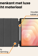 Nomfy Nomfy Samsung Galaxy Tab S11 Hoesje Met Uitsparing S Pen Met Screenprotector - Donkergroen