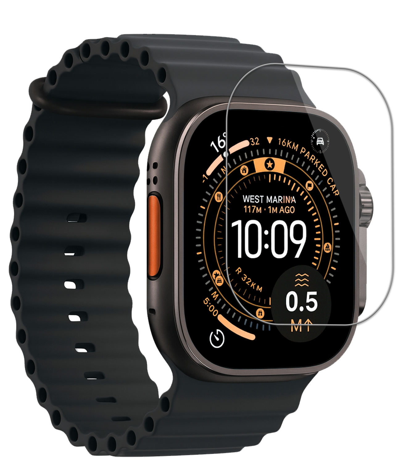 Nomfy Nomfy Apple Watch Ultra 3 Screenprotector
