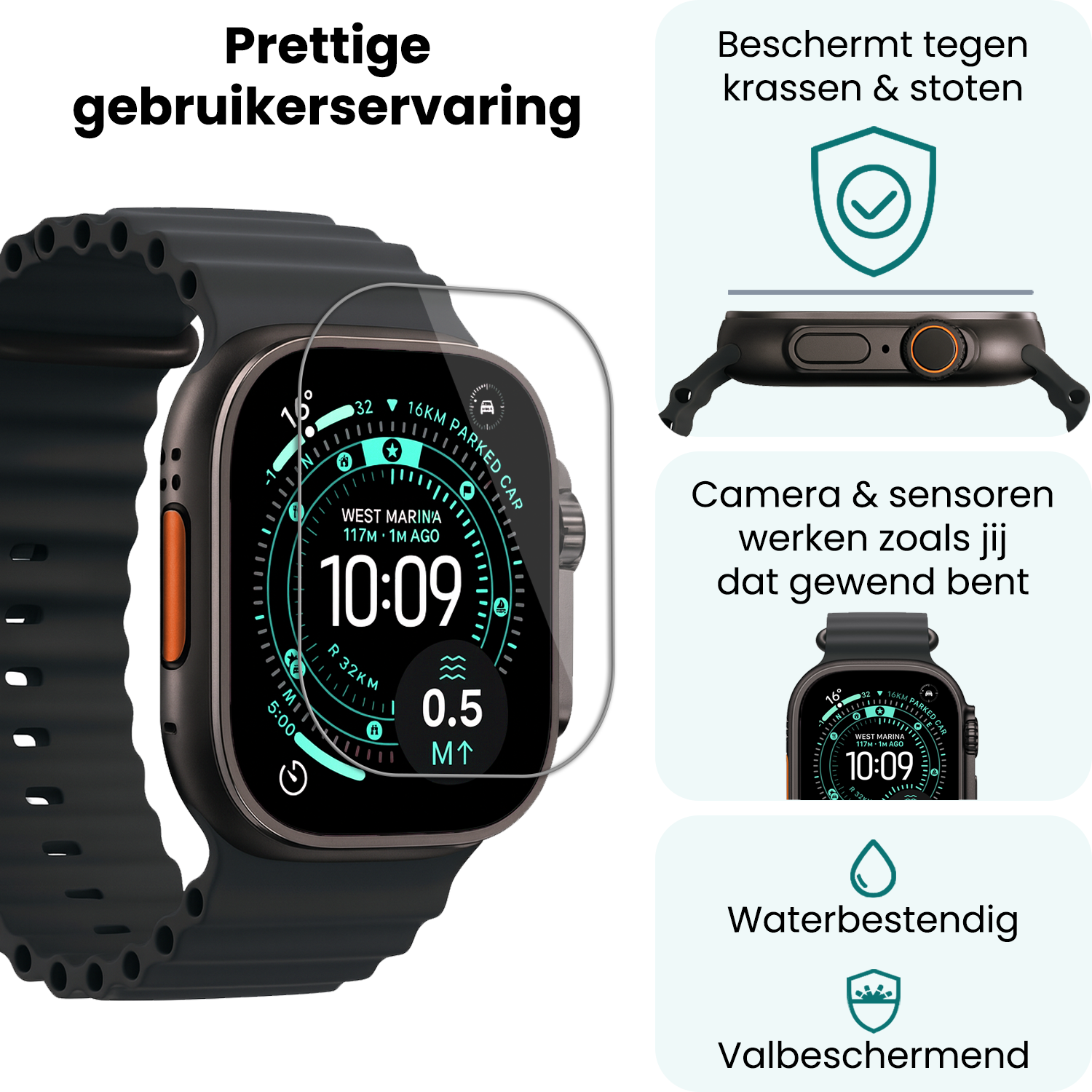 Forterra Forterra Apple Watch Ultra 3 Screenprotector