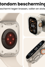 Nomfy Nomfy Apple Watch Ultra 3 Hoesje Siliconen Transparant - 49 mm