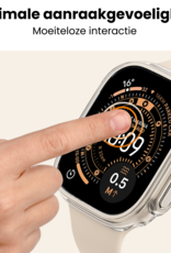 Nomfy Nomfy Apple Watch Ultra 3 Hoesje Siliconen Transparant - 49 mm - 2 PACK