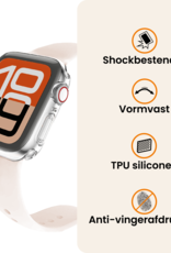Nomfy Nomfy Apple Watch SE 3 Hoesje Siliconen Transparant - 40 mm - 2 PACK