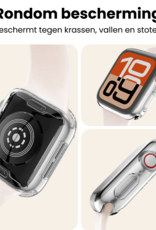 Nomfy Nomfy Apple Watch SE 3 Hoesje Siliconen Transparant - 40 mm - 2 PACK