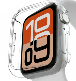 Nomfy Nomfy Apple Watch SE 3 Hoesje Siliconen Transparant - 44 mm