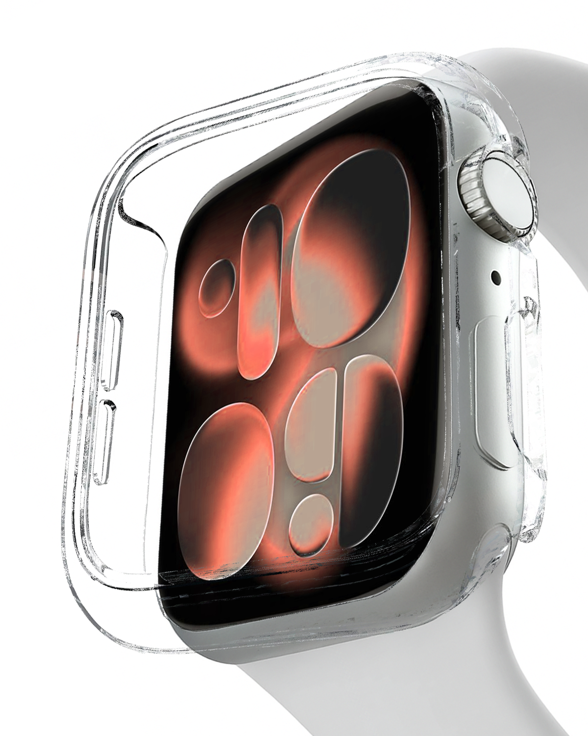 Nomfy Nomfy Apple Watch Series 11 Hoesje Siliconen Transparant - 42 mm