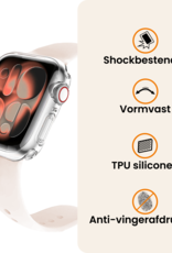Nomfy Nomfy Apple Watch Series 11 Hoesje Siliconen Transparant - 42 mm - 2 PACK