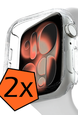 Nomfy Nomfy Apple Watch Series 11 Hoesje Siliconen Transparant - 46 mm - 2 PACK