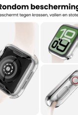 BASEY. BASEY. Apple Watch SE 3 Hoesje Siliconen Transparant - 40 mm