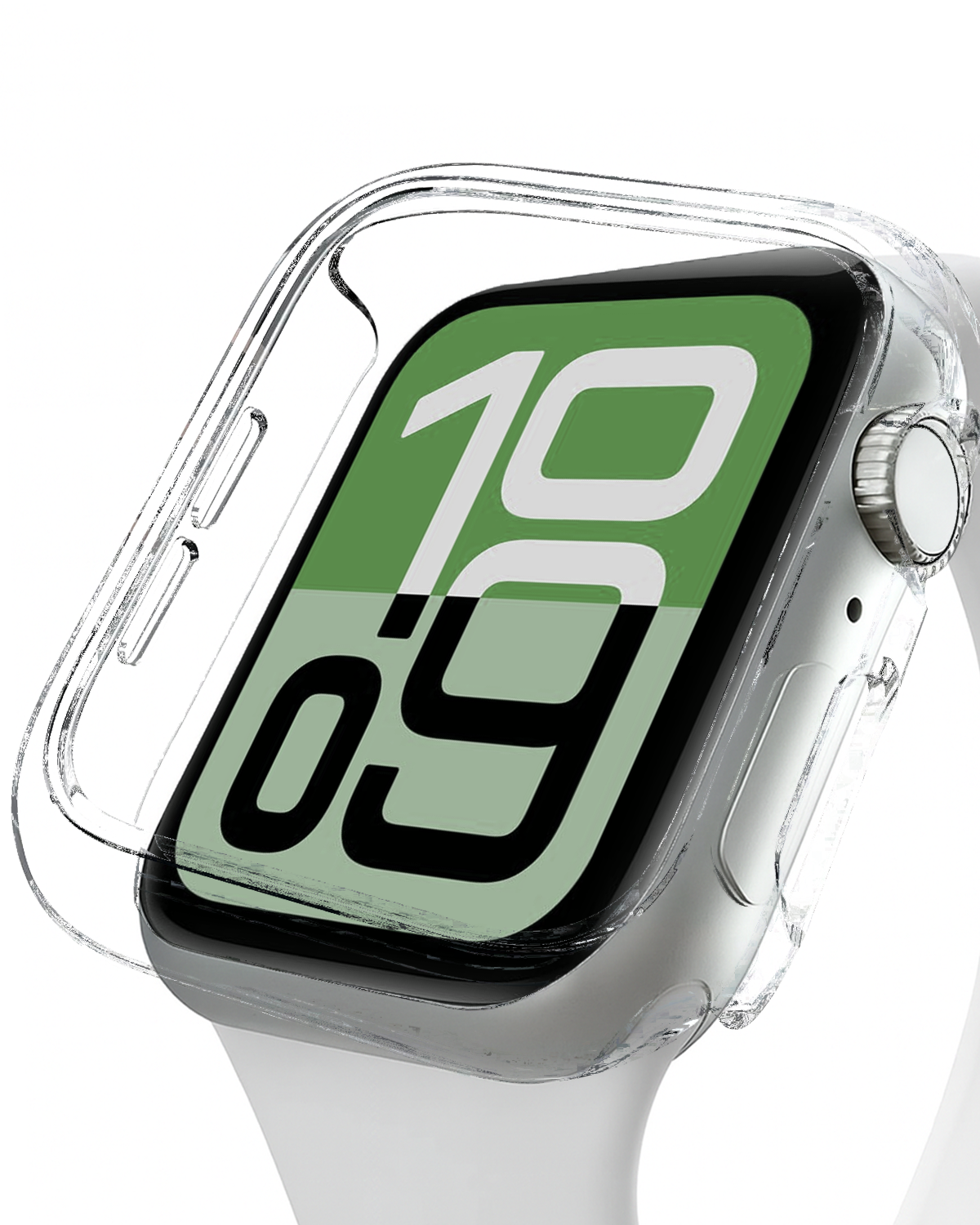 BASEY. BASEY. Apple Watch SE 3 Hoesje Siliconen Transparant - 44 mm