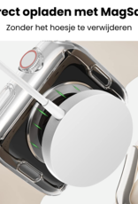 BASEY. BASEY. Apple Watch SE 3 Hoesje Siliconen Transparant - 44 mm