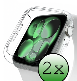 BASEY. BASEY. Apple Watch Series 11 Hoesje Siliconen Transparant - 42 mm - 2 PACK