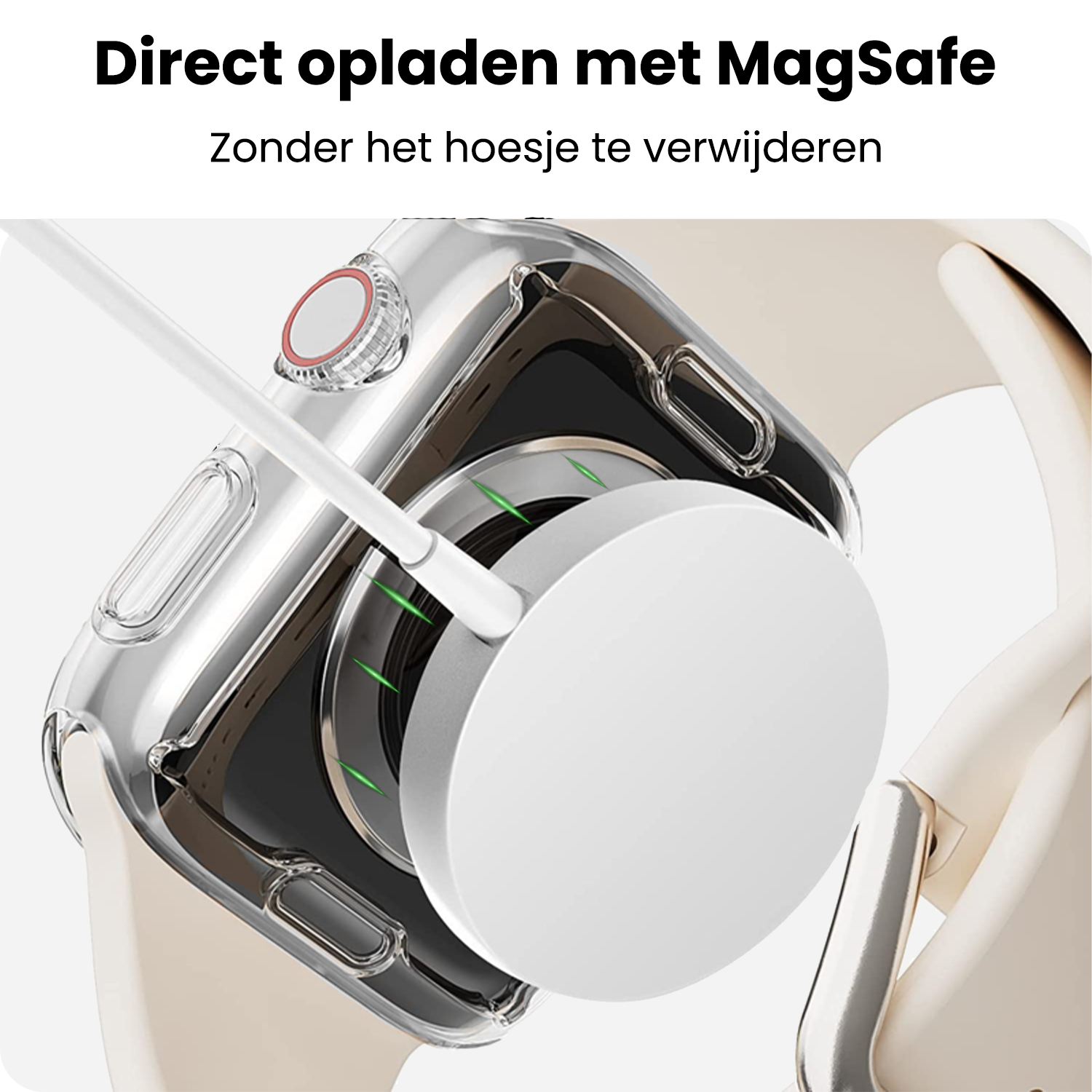 BASEY. BASEY. Apple Watch Series 11 Hoesje Siliconen Transparant - 42 mm - 2 PACK
