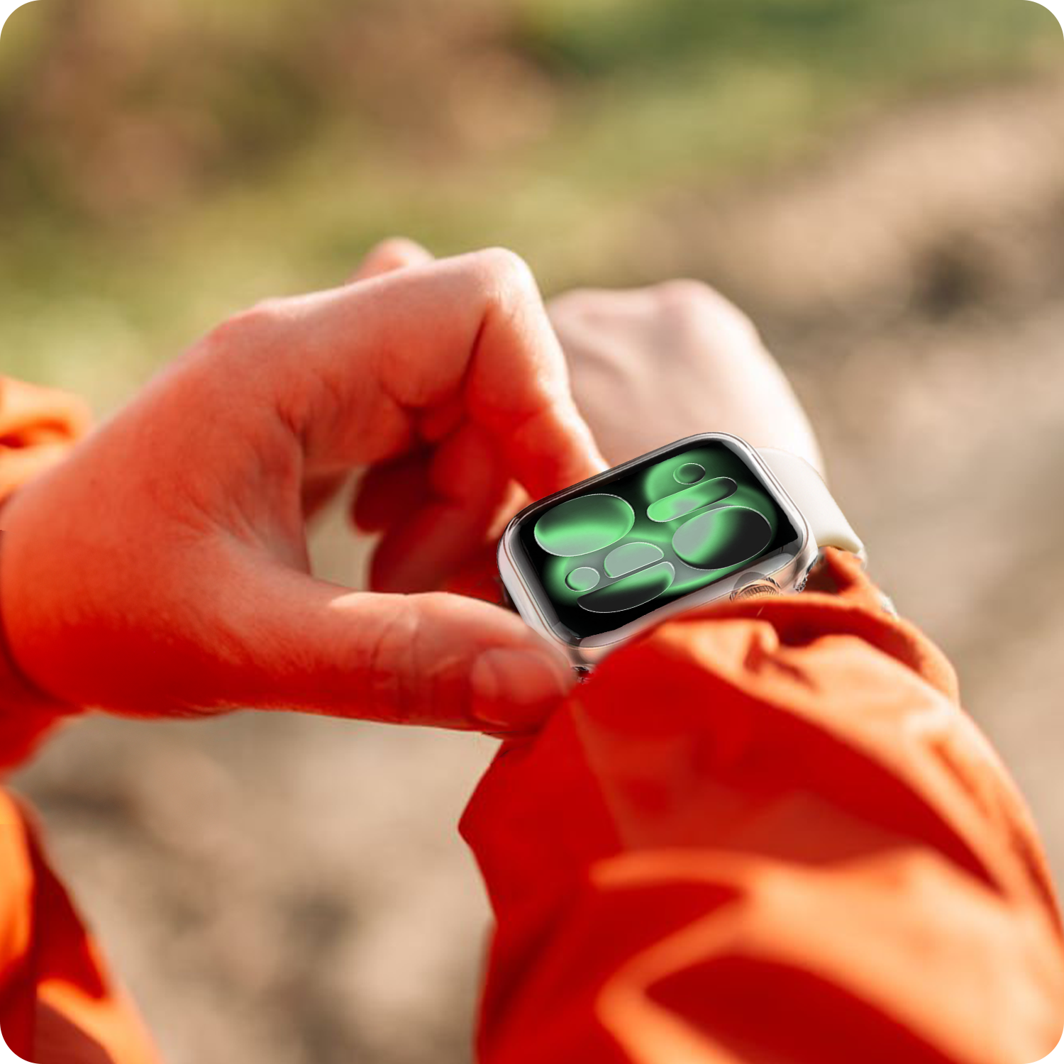 BASEY. BASEY. Apple Watch Series 11 Hoesje Siliconen Transparant - 46 mm