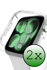 BASEY. BASEY. Apple Watch Series 11 Hoesje Siliconen Transparant - 46 mm - 2 PACK