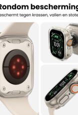 BASEY. BASEY. Apple Watch Ultra 3 Hoesje Siliconen Transparant - 49 mm