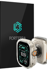 Forterra Forterra Apple Watch Ultra 3 Hoesje Siliconen Transparant - 49 mm