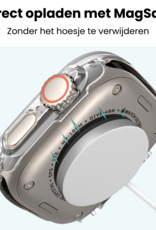 Forterra Forterra Apple Watch Ultra 3 Hoesje Siliconen Transparant - 49 mm - 2 PACK