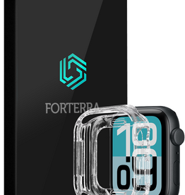 Forterra Forterra Apple Watch SE 3 Hoesje Siliconen Transparant - 40 mm