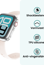 Forterra Forterra Apple Watch SE 3 Hoesje Siliconen Transparant - 40 mm - 2 PACK