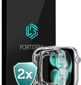 Forterra Forterra Apple Watch Series 11 Hoesje Siliconen Transparant - 42 mm - 2 PACK