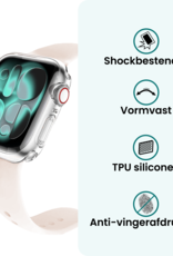 Forterra Forterra Apple Watch Series 11 Hoesje Siliconen Transparant - 42 mm - 2 PACK