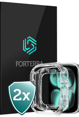 Forterra Forterra Apple Watch Series 11 Hoesje Siliconen Transparant - 46 mm - 2 PACK