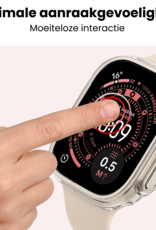 NoXx NoXx Apple Watch Ultra 3 Hoesje Siliconen Transparant - 49 mm - 2 PACK