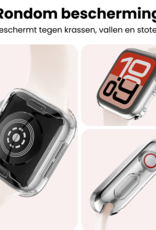 NoXx NoXx Apple Watch SE 3 Hoesje Siliconen Transparant - 40 mm