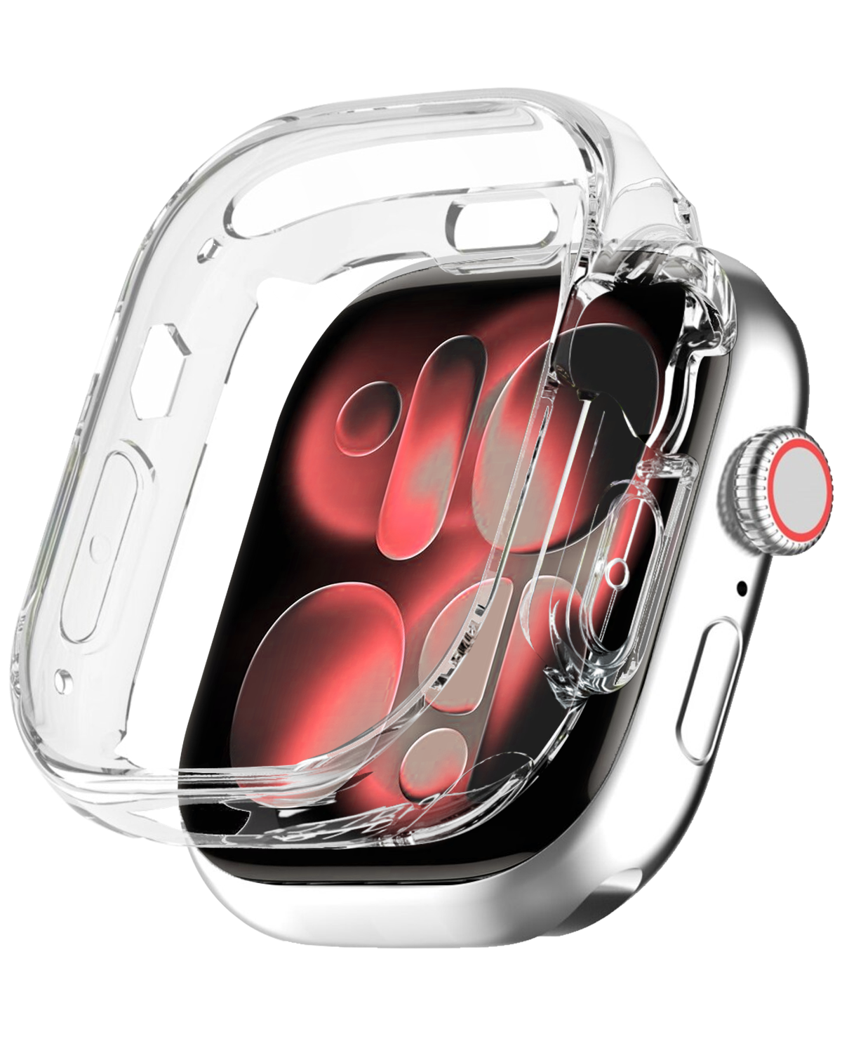NoXx NoXx Apple Watch Series 11 Hoesje Siliconen Transparant - 46 mm