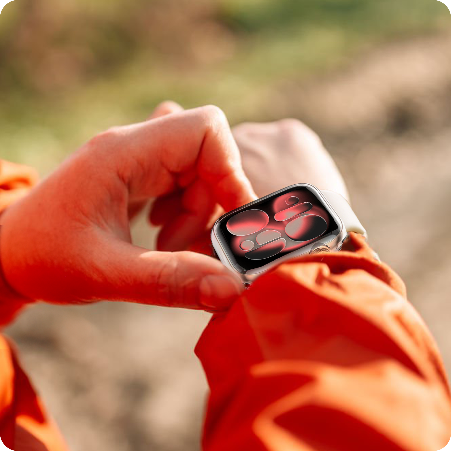 NoXx NoXx Apple Watch Series 11 Hoesje Siliconen Transparant - 46 mm