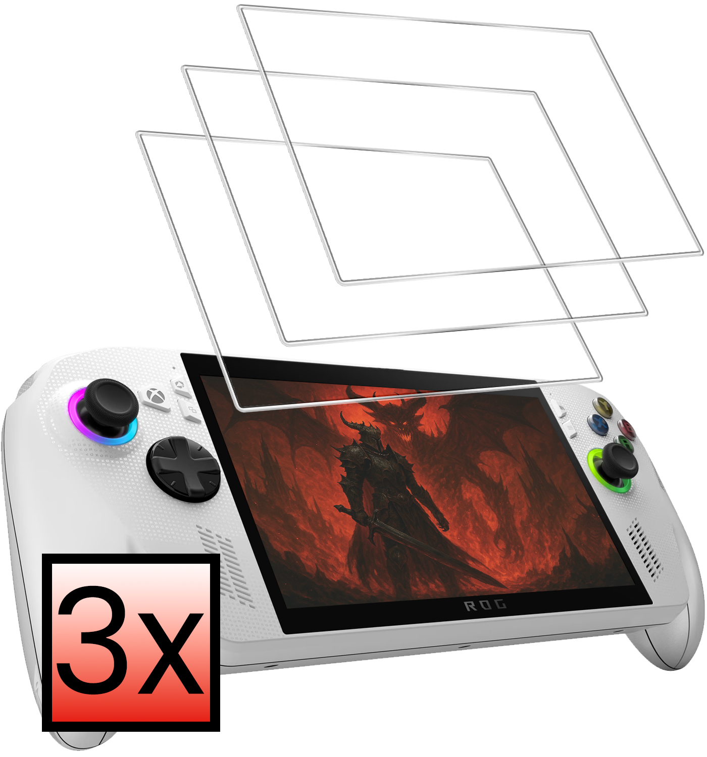 NoXx NoXx ASUS ROG Xbox Ally Screenprotector - 3 PACK