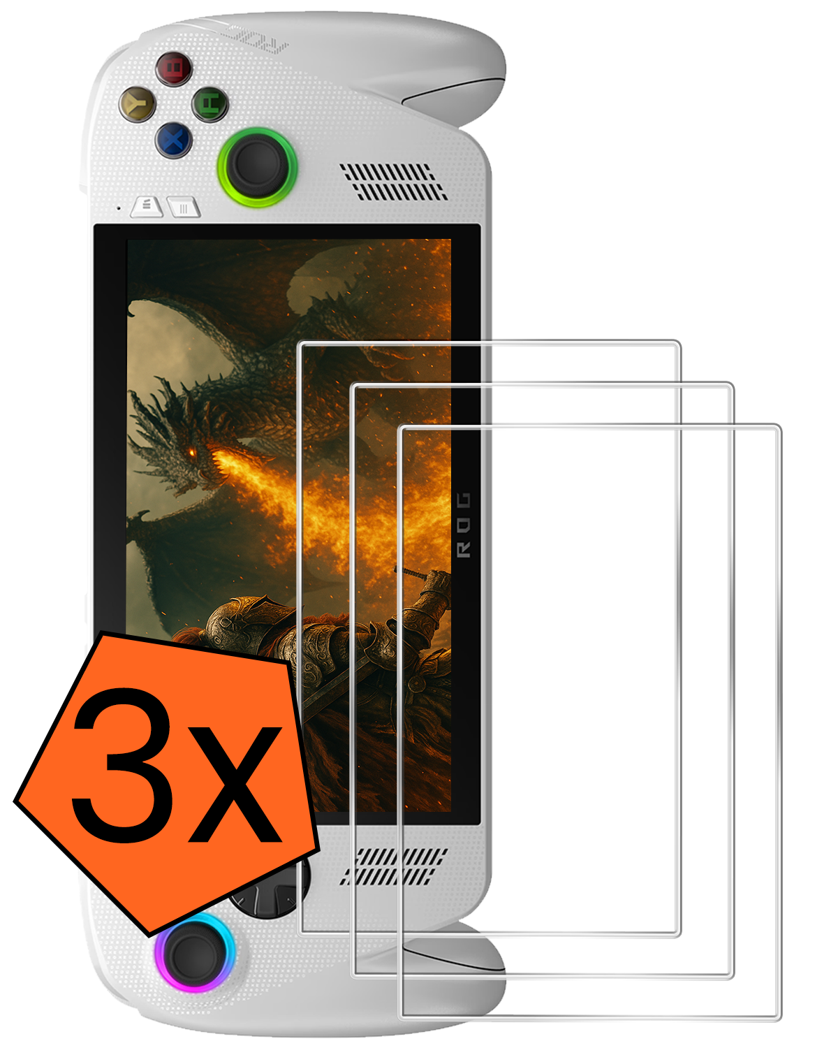 Nomfy Nomfy ASUS ROG Xbox Ally Screenprotector - 3 PACK