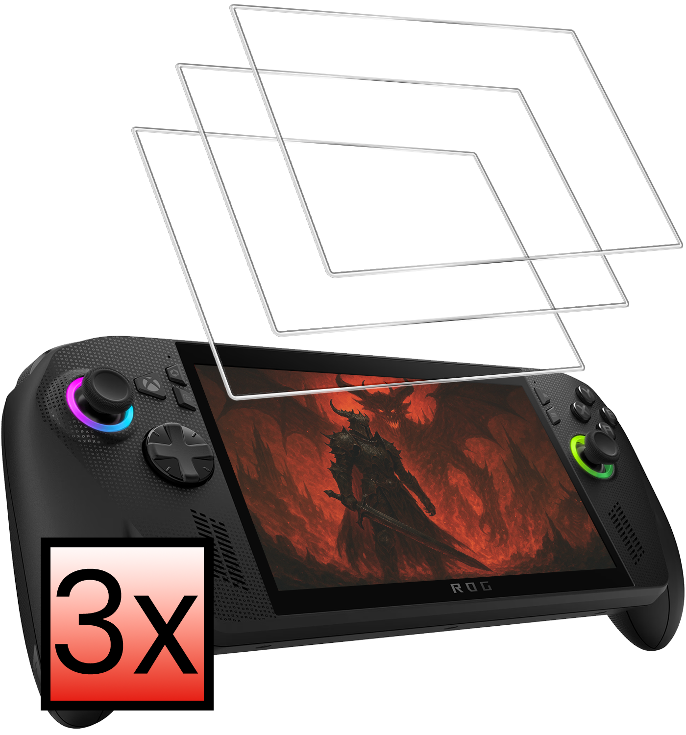 NoXx NoXx ASUS ROG Xbox Ally X Screenprotector - 3 PACK