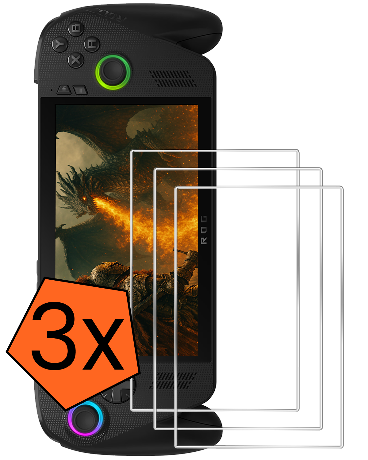 Nomfy Nomfy ASUS ROG Xbox Ally X Screenprotector - 3 PACK