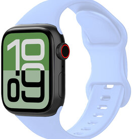 BASEY. BASEY. Apple Watch Bandje Siliconen Verstelbaar (38/40/41 mm) - Baby Blauw