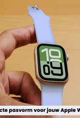 BASEY. BASEY. Apple Watch Bandje Siliconen Verstelbaar (38/40/41 mm) - Baby Blauw